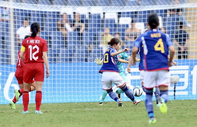 TRỰC TIẾP bóng đá nữ Việt Nam vs Nhật Bản (0-1): Shiokoshi mở tỷ số (hiệp 1) - Ảnh 1.