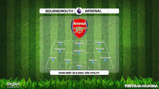 Nhận định bóng đá Bournemouth vs Arsenal (21h00, 30/9), vòng 7 Ngoại hạng Anh - Ảnh 3.