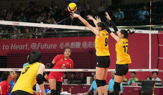 Tuyển bóng chuyền nữ Việt Nam thắng dễ Nepal 3-0 trong trận ra quân ở ASIAD 2023
