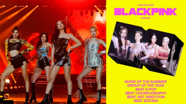 Blackpink là nghệ sĩ Kpop được đề cử nhiều nhất tại MTV VMA 2023 - Ảnh 1.