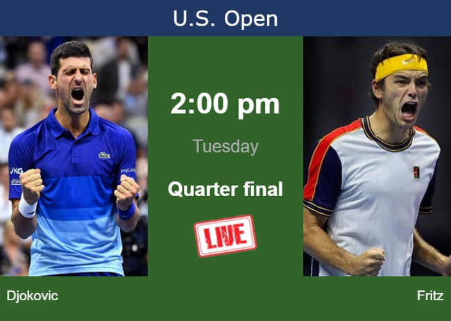 Link xem trực tiếp Taylor Fritz vs Djokovic (00h30, 6/9), vòng tứ kết US Open 2023  - Ảnh 3.