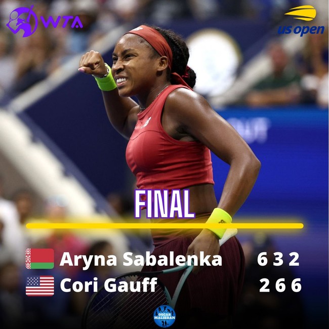 Kết quả US Open hôm nay 10/9: Thắng ngược Sabalenka, Cori Gauff đoạt Grand Slam đầu tiên trong sự nghiệp - Ảnh 2.