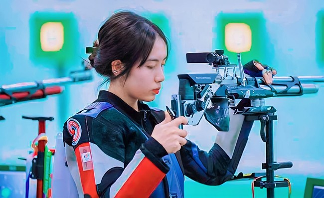 Nhan sắc Lê Thị Mộng Tuyền, người đẹp bắn súng Việt Nam xuất sắc giành vé dự Olympic Paris 2024 - Ảnh 4.