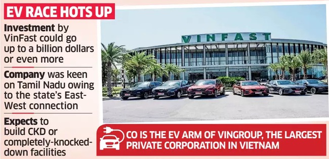 Vinfast chốt xây nhà máy xe điện và pin tại Ấn Độ - Ảnh 2.