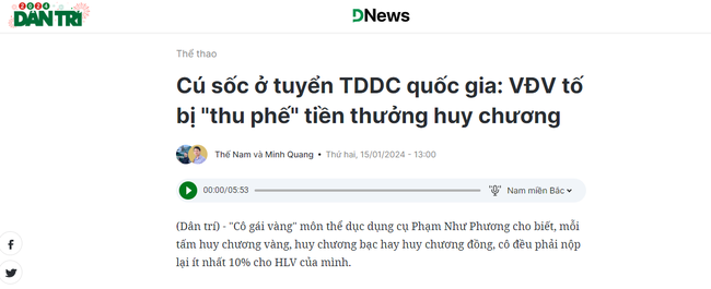 Có hay không chuyện 'cắt phế' tiền thưởng ở đội TDDC Việt Nam? - Ảnh 3.