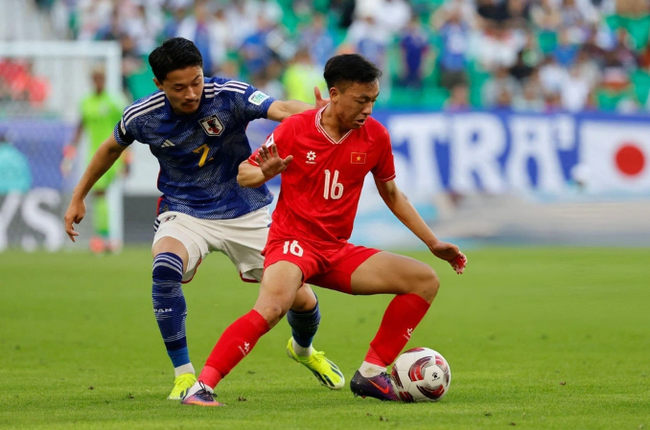 Nguyễn Thái Sơn chơi ấn tượng trong trận đấu với Nhật Bản ở Asian Cup 2023