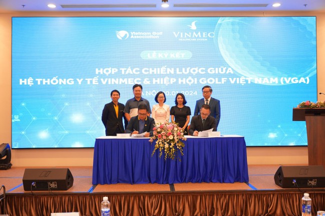 Hiệp hội Golf Việt Nam hợp tác chiến lược với Bệnh viện Đa khoa Quốc tế Vinmec - Ảnh 1.
