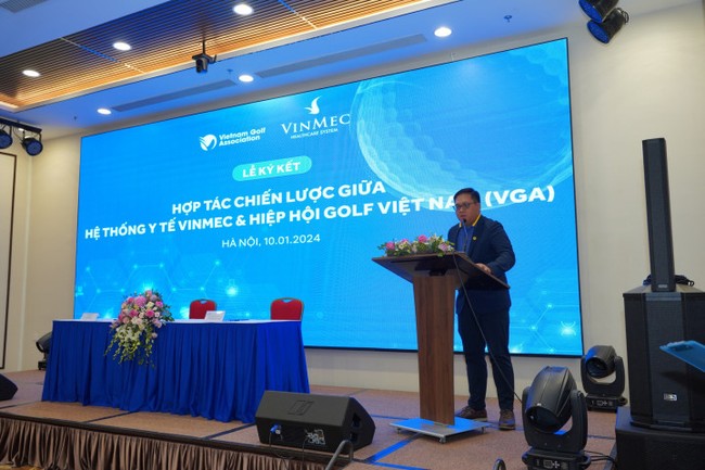 Hiệp hội Golf Việt Nam hợp tác chiến lược với Bệnh viện Đa khoa Quốc tế Vinmec - Ảnh 3.