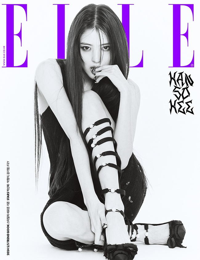 Han So Hee quyến rũ độc đáo trên trang bìa tạp chí 'ELLE Korea' số tháng 2 - Ảnh 2.