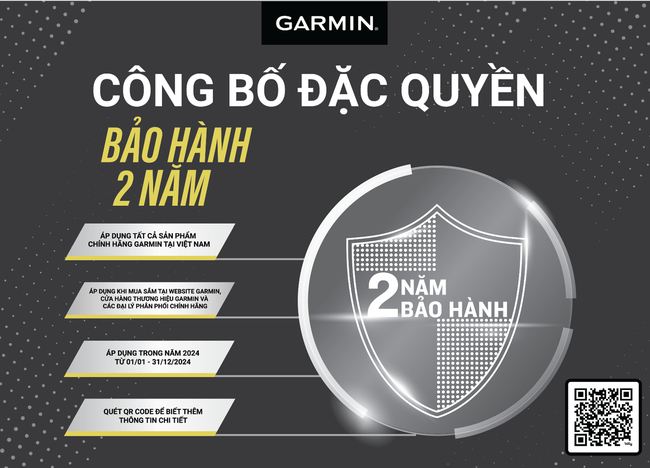 Garmin chính thức tăng gấp đôi thời hạn bảo hành, tin vui đầu năm cho người dùng Việt Nam - Ảnh 1.