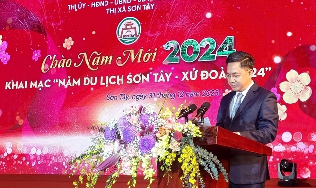 Khai mạc Năm du lịch Sơn Tây - xứ Đoài 2024 - Ảnh 2.