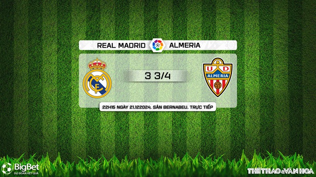 Nhận định bóng đá Real Madrid vs Almeria (22h15, 21/1), vòng 21 La Liga - Ảnh 4.