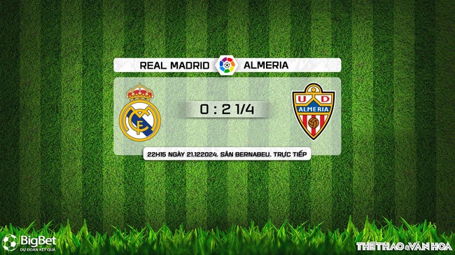 Nhận định bóng đá Real Madrid vs Almeria (22h15, 21/1), vòng 21 La Liga - Ảnh 3.