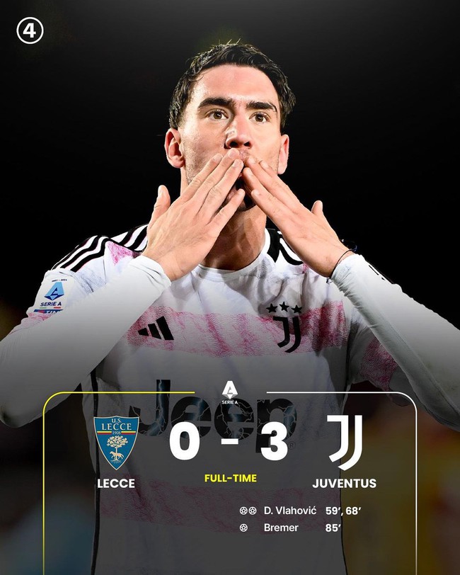 Vlahovic bùng nổ giúp Juventus thắng Lecce 3-0 - Ảnh 5.