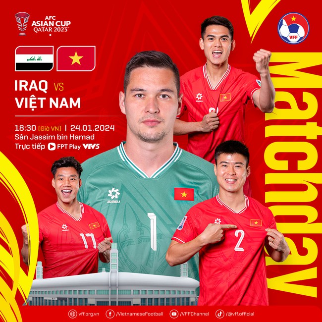 Đội hình ra sân Việt Nam vs Iraq: Đỗ Hùng Dũng và Đình Bắc trở lại, Văn Toàn và Quang Hải dự bị - Ảnh 3.