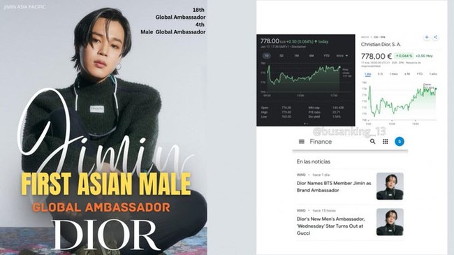 Nhờ tác động của Jimin BTS doanh thu hàng năm của Dior cao kỷ lục ở Hàn Quốc vào năm 2023 - Ảnh 4.