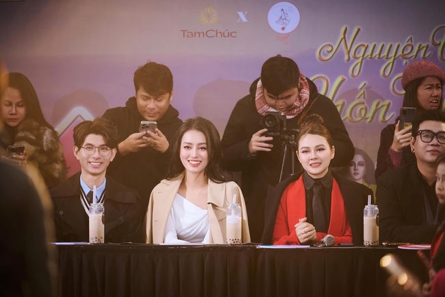 Á hậu Bùi Khánh Linh làm giám khảo casting show 'Nguyện ước chốn thiêng' - Ảnh 3.