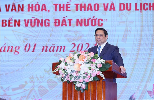 Thủ tướng Phạm Minh Chính: Đẩy mạnh liên kết vùng, quốc gia, quốc tế về văn hóa, thể thao, du lịch - Ảnh 2.
