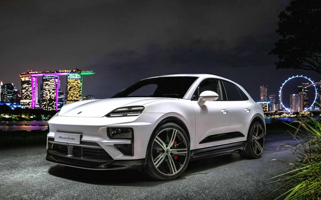 Porsche Macan thế hệ mới ra mắt toàn cầu, chuyển từ xăng sang thuần điện - Ảnh 1.