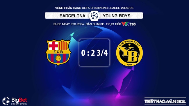 Nhận định, soi tỷ lệ Barcelona vs Young Boys (02h30, 2/10), Cúp C1 châu Âu - Ảnh 2.