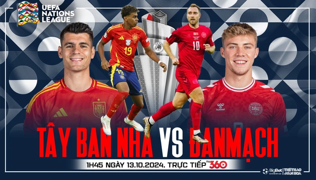 Nhận định, soi tỷ lệ Tây Ban Nha vs Đan Mạch (1h45, 13/10), UEFA Nations League - Ảnh 1.