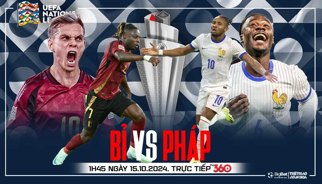 Nhận định, soi tỷ lệ Bỉ vs Pháp (1h45, 15/10), UEFA Nations League - Ảnh 1.