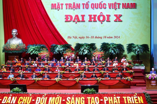 Đại hội X Mặt trận Tổ quốc Việt Nam: Tập hợp sức mạnh khối đại đoàn kết toàn dân tộc - Ảnh 1.