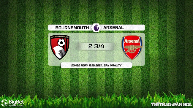 Nhận định, soi tỷ lệ Bournemouth vs Arsenal (23h30, 19/10), vòng 8 Ngoại hạng Anh - Ảnh 8.