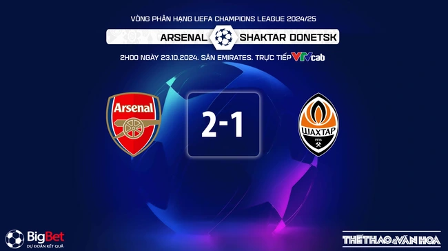 Nhận định, soi tỷ lệ Arsenal vs Shakhtar Donetsk 2h00 ngày 23/10, cúp C1 - Ảnh 7.