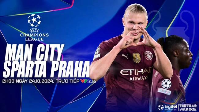 Nhận định, soi tỷ lệ Man City vs Sparta Praha (2h00, 24/10), vòng bảng Champions League - Ảnh 1.