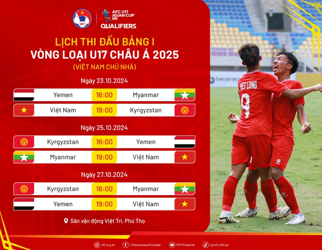 TRỰC TIẾP bóng đá Việt Nam vs Kyrgyzstan 19h00 hôm nay, Vòng loại U17 châu Á 2025 - Ảnh 2.