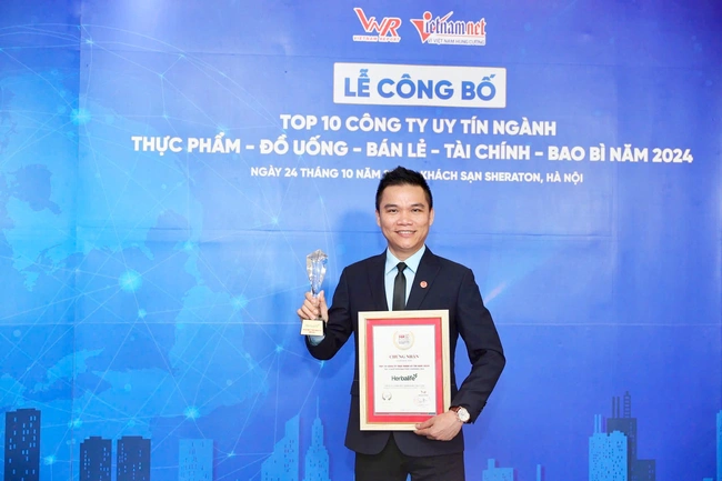 Herbalife Việt Nam vinh danh Top 10 Công ty Thực phẩm Uy tínl ần thứ tư liên tiếp - Ảnh 1.