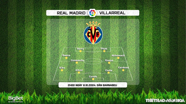 Nhận định, soi tỷ lệ Real Madrid vs Villarreal (02h00, 6/10), vòng 9 La Liga - Ảnh 5.