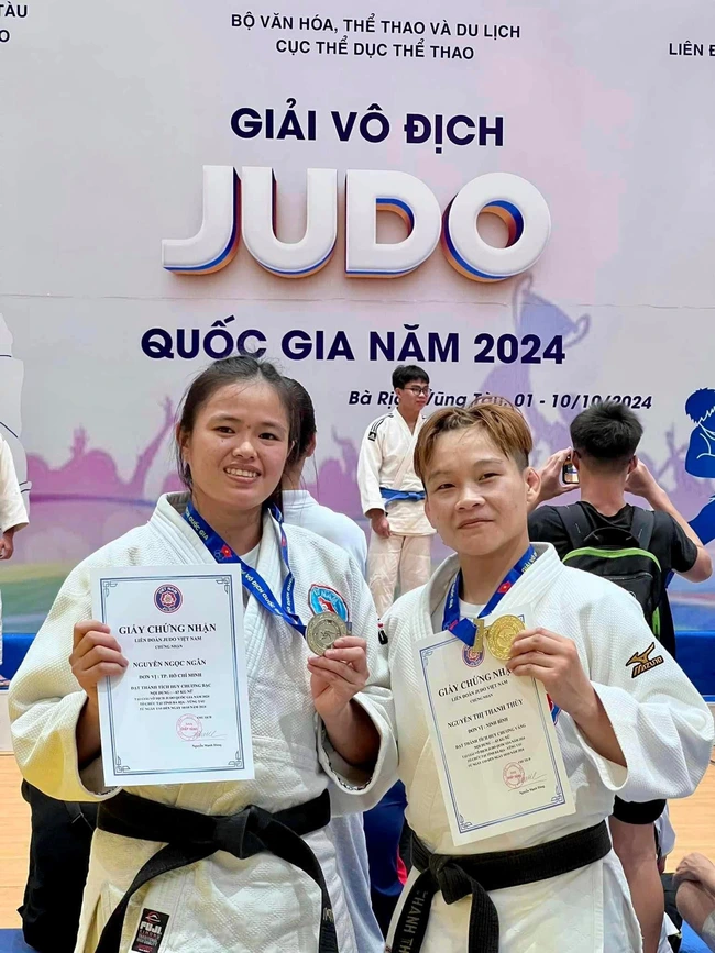 Võ sỹ Nguyễn Thị Thanh Thủy giành HCV giải vô địch Judo quốc gia: Dấu ấn ngày trở lại - Ảnh 1.