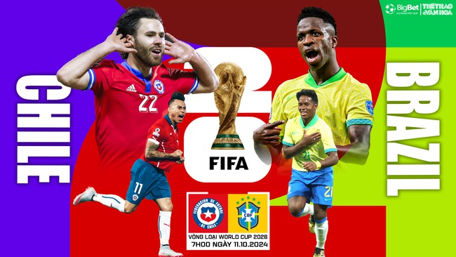 Nhận định, soi tỷ lệ Chile vs Brazil (7h00, 11/10), Vòng loại World Cup 2026 khu vực Nam Mỹ - Ảnh 1.