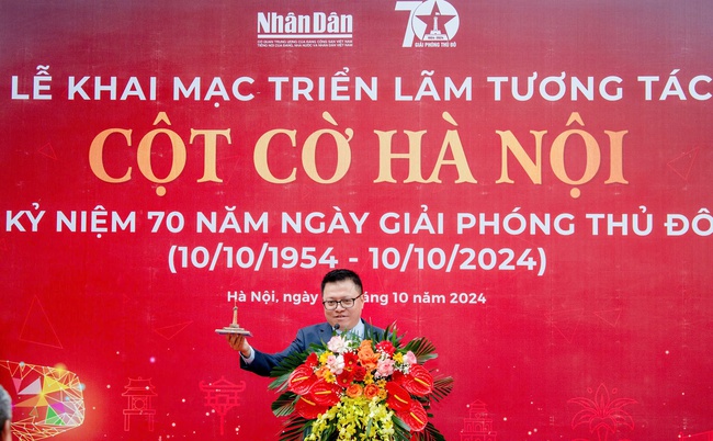 Khai mạc Triển lãm tương tác Cột cờ Hà Nội kỷ niệm 70 năm Giải phóng Thủ đô - Ảnh 1.