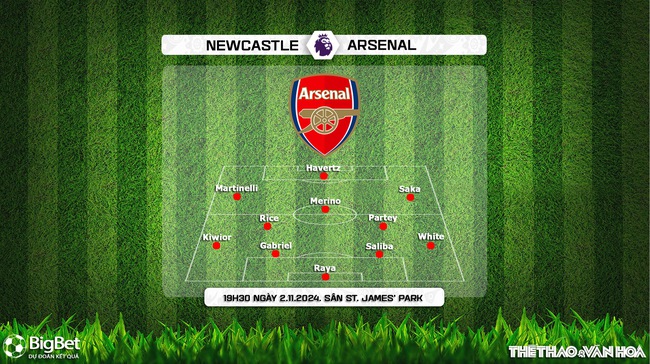 Nhận định, soi tỷ lệ Newcastle vs Arsenal 19h30 ngày 2/11, Ngoại hạng Anh vòng 10 - Ảnh 2.