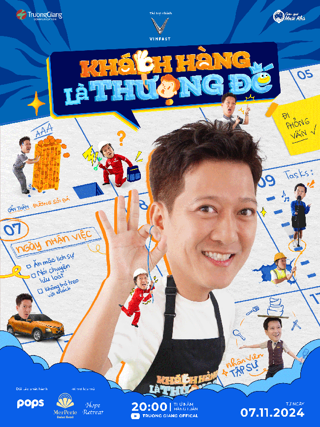 Trường Giang ra mắt show thực tế mới &quot;Khách hàng là thượng đế&quot; - Ảnh 1.