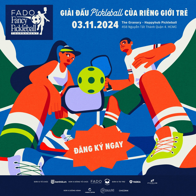 FADO Fancy Pickleball: Giải đấu đề cao tính thời thượng của pickleball - Ảnh 1.