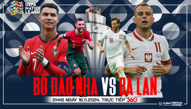 Nhận định, soi tỷ lệ Bồ Đào Nha vs Ba Lan (2h45, 16/11), vòng bảng Nations League - Ảnh 1.