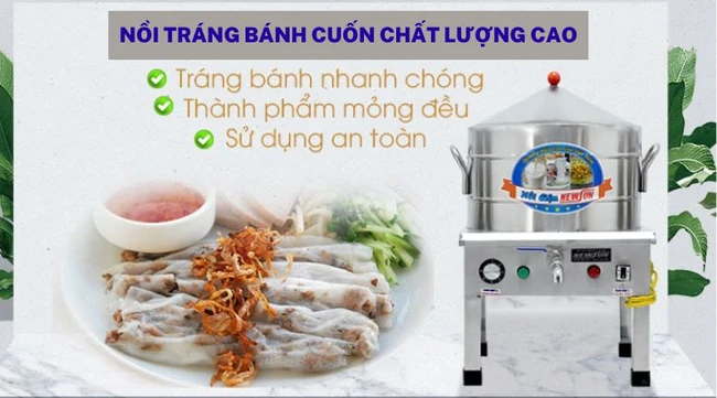 Địa chỉ phân phối nồi tráng bánh cuốn chính hãng | Giá rẻ - Ảnh 1.