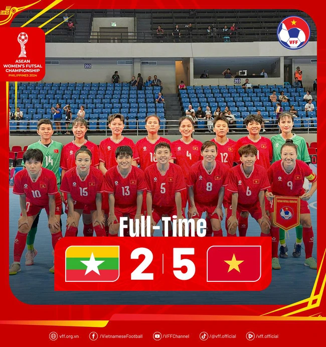 TRỰC TIẾP bóng đá Việt Nam vs Indonesia 15h00 hôm nay, vòng bảng futsal nữ Đông Nam Á 2024 - Ảnh 2.