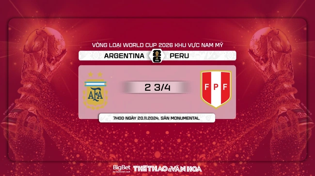 Nhận định, soi tỷ lệ Argentina vs Peru (7h00, 20/11), vòng loại World Cup khu vực Nam Mỹ - Ảnh 8.