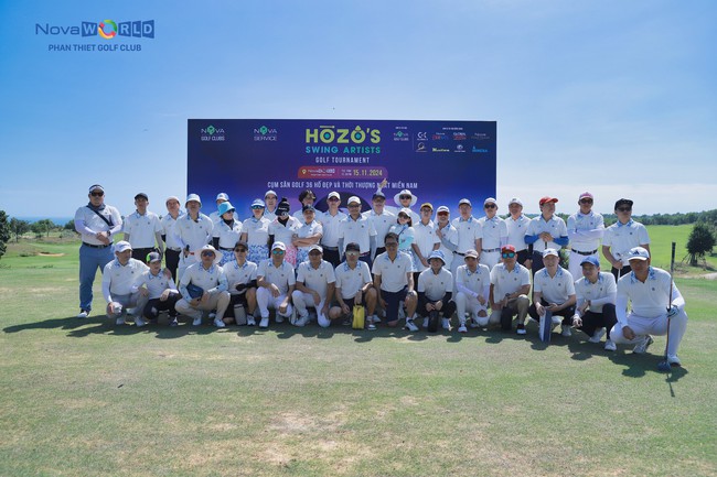 Sao Việt khuấy đảo giải Golf  &quot;Hò Dô Swing Artist Golf Tournament&quot; - Ảnh 1.