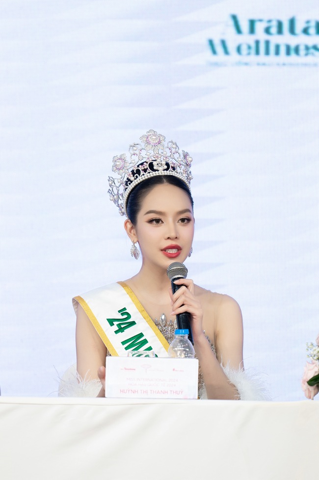 Lễ chào đón Hoa hậu Quốc tế - Miss International Huỳnh Thị Thanh Thủy - Ảnh 2.