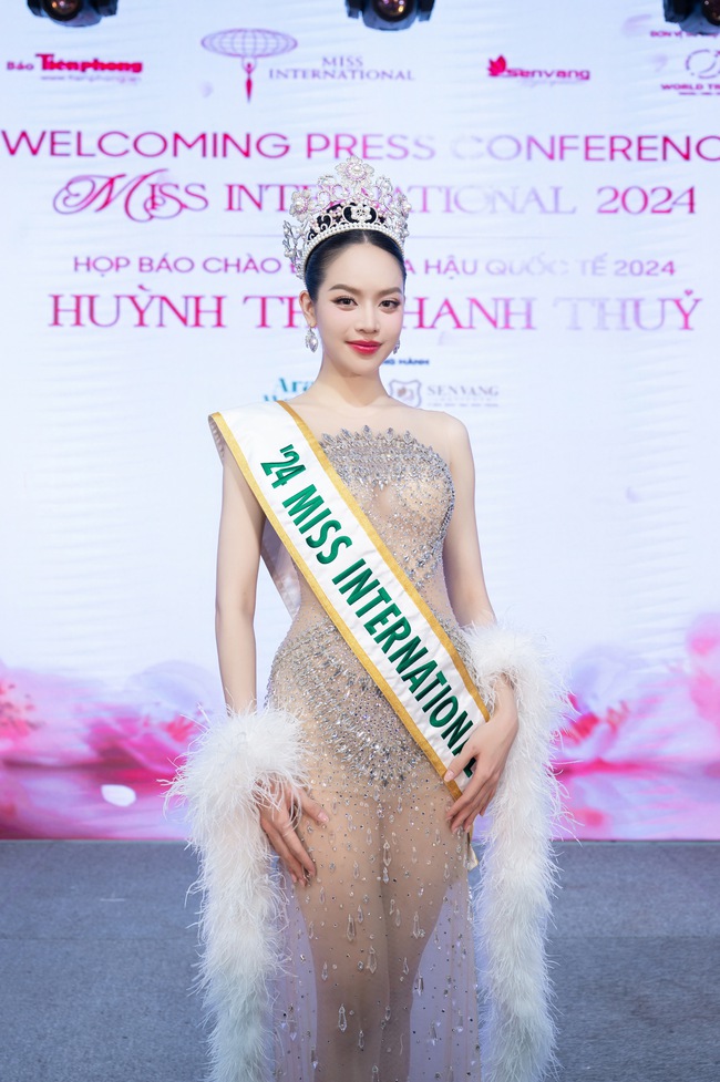 Lễ chào đón Hoa hậu Quốc tế - Miss International Huỳnh Thị Thanh Thủy - Ảnh 1.