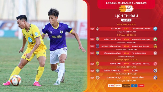 Bảng xếp hạng V-League vòng 6: Nam Định trở lại cuộc đua vô địch - Ảnh 2.