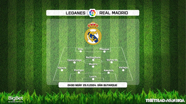 Nhận định, soi tỷ lệ Leganes vs Real Madrid 00h30 ngày 25/11, vòng 14 La Liga - Ảnh 3.