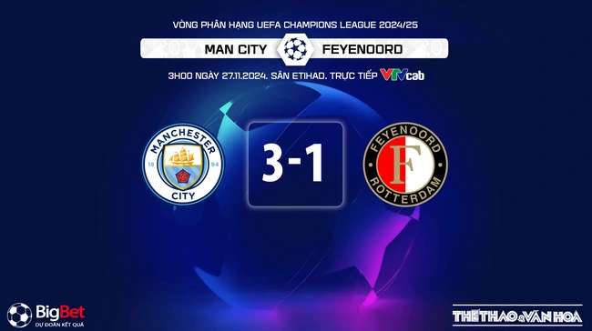 Nhận định, soi tỷ lệ Man City vs Feyenoord (3h00, 27/11), cúp C1 châu Âu - Ảnh 10.