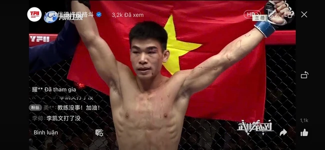 Võ sĩ Việt Nam thắng knock-out ấn tượng đối thủ Trung Quốc tại Wu Lin Feng MMA 80 - Ảnh 2.